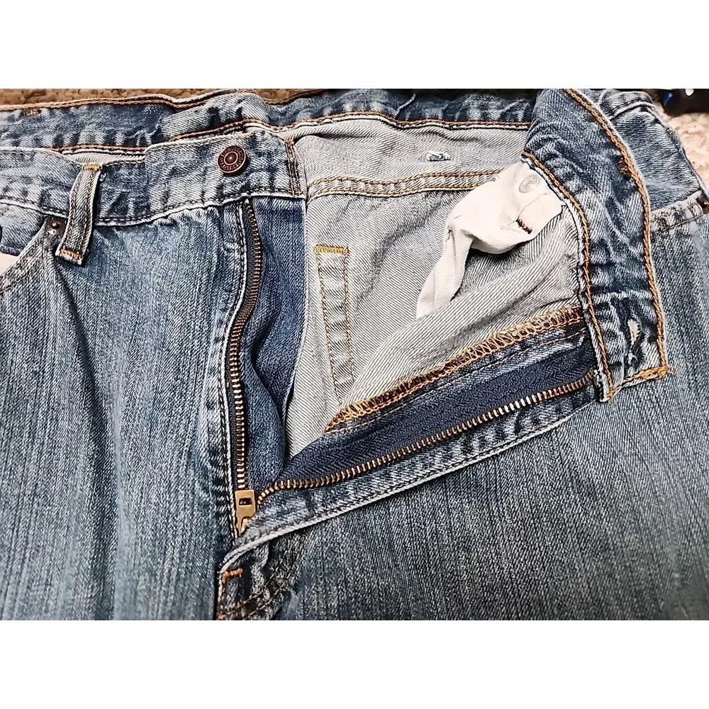Levi's 559 Jeans Mens 40x32 Relaxed Straight Med‎ Wash Fade 38x31 Measured